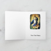 Cartes Pour Fêtes Annuelles Conception impeccable de Vierge Marie - Murillo (Intérieur)