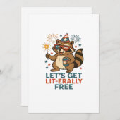 Cartes Pour Fêtes Annuelles Conception littéralement gratuite - Citation de fê (Devant / Derrière)