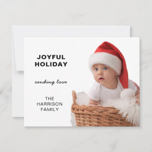 Cartes Pour Fêtes Annuelles Conception Moderne Minimaliste pour Photos de Fête