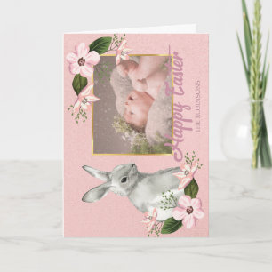 Cartes Pour Fêtes Annuelles Conception photo de Pâques rose