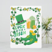 CARTES POUR FÊTES ANNUELLES CONCEPTION ST-PATRICK (Debout devant)