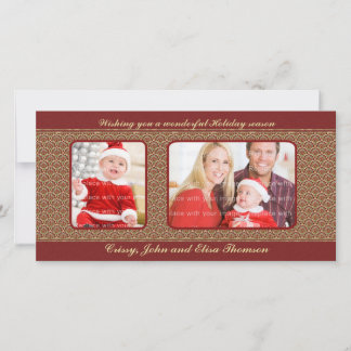 Cartes Pour Fêtes Annuelles Conception traditionnelle de Noël