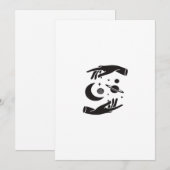 Cartes Pour Fêtes Annuelles Conception Whimsigoth (Devant / Derrière)