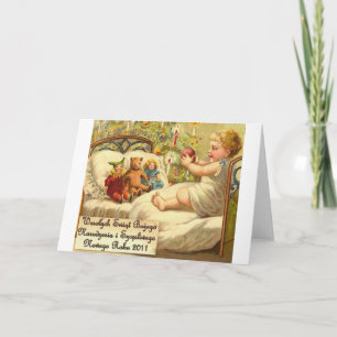 CARTES POUR FÊTES ANNUELLES CONCEPTIONS POLONAISES 2 DE NOËL