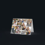 Cartes Pour Fêtes Annuelles Concevez votre propre collage de 10 photos<br><div class="desc">Personnalisez votre propre photographie personnelle. Vous pouvez créer ce produit personnalisé pour des occasions spéciales comme les mariages, les anniversaires, Noël, les fêtes, les hommages, la remise des diplômes, les anniversaires de mariage et plus encore. Il peut également être offert en cadeau à votre meilleur ami, ami proche, famille et...</div>