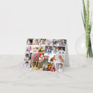Cartes Pour Fêtes Annuelles Concevez Votre Propre Collage De 21 Photos