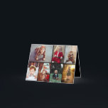 Cartes Pour Fêtes Annuelles Concevez Votre Propre Collage De 7 Photos<br><div class="desc">Personnalisez votre photographie. Vous pouvez créer ce produit personnalisé pour des occasions spéciales comme les mariages,  les anniversaires,  Noël,  les vacances,  les hommages,  la remise des diplômes,  les anniversaires de mariage et plus encore. Il peut également être offert en cadeau à votre meilleur ami,  ami proche,  famille et parents.</div>