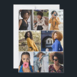 Cartes Pour Fêtes Annuelles Concevez votre propre collage de 8 photos<br><div class="desc">Personnalisez votre propre photographie personnelle. Vous pouvez créer ce produit personnalisé pour des occasions spéciales comme les mariages, les anniversaires, Noël, les fêtes, les hommages, la remise des diplômes, les anniversaires de mariage et plus encore. Il peut également être offert en cadeau à votre meilleur ami, ami proche, famille et...</div>