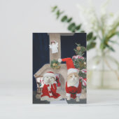 Cartes Pour Fêtes Annuelles Condo de Noël marrant/mignon (Debout devant)