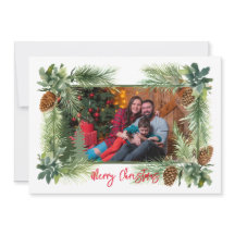 Cône de pin 1-photo 5x7 à plat 