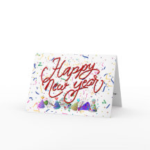 Confetti, Casquettes de fête, Bonne année