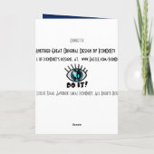 Cartes Pour Fêtes Annuelles Confettis (Dos)