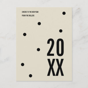 Cartes Pour Fêtes Annuelles Confettis Bonne Année Gras Année Famille Vacances