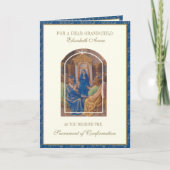 Cartes Pour Fêtes Annuelles Confirmation du sacrement Saint-Fantôme Grand-Enfa (Devant)