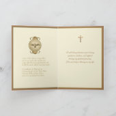 Cartes Pour Fêtes Annuelles Confirmation Sponsor Merci Religieux (Intérieur)