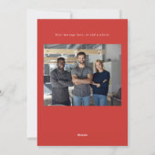 Cartes Pour Fêtes Annuelles Confortable cheminée Realtor Corporate (Dos)