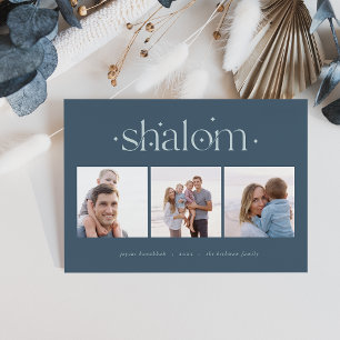 Cartes Pour Fêtes Annuelles Connexion démarrée Hanoukka Photo Collage