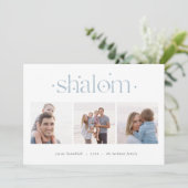 Cartes Pour Fêtes Annuelles Connexion démarrée | Hanoukka Photo Collage (Debout devant)