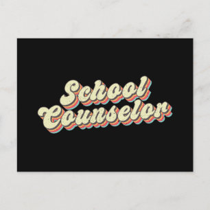 Cartes Pour Fêtes Annuelles Conseiller scolaire Retro Enseignant