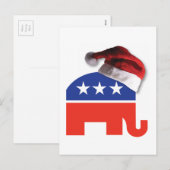 Cartes Pour Fêtes Annuelles Conservateur de Noël (Devant / Derrière)