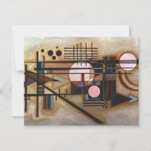 Cartes Pour Fêtes Annuelles Construction adoucie de Kandinsky