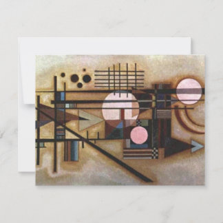 Cartes Pour Fêtes Annuelles Construction adoucie de Kandinsky