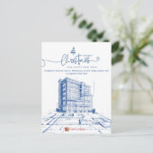 Cartes Pour Fêtes Annuelles Construction et conception personnalisées, Plan d' (Debout devant)