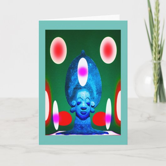 Cartes Pour Fêtes Annuelles Consultez l'Oracle (Devant)