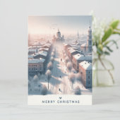 Cartes Pour Fêtes Annuelles Contes d'hiver ukrainiens - Aquarelle (Debout devant)