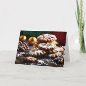 Cartes Pour Fêtes Annuelles Cookie (Devant)