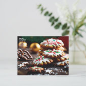 Cartes Pour Fêtes Annuelles Cookie (Debout devant)