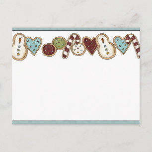 Cartes Pour Fêtes Annuelles Cookie de Noël
