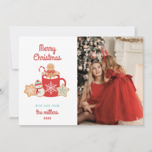 Cartes Pour Fêtes Annuelles Cookie et cacao   Joyeux Noël