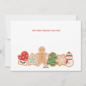 Cartes Pour Fêtes Annuelles Cookie et cacao | Joyeux Noël (Dos)