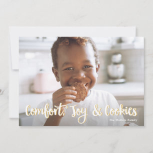 Cartes Pour Fêtes Annuelles Cookie Joy Christmas Holiday Card