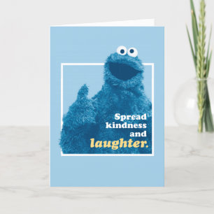 Cartes Pour Fêtes Annuelles Cookie Monster   Propager la gentillesse et le rir