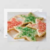 Cartes Pour Fêtes Annuelles Cookies de Noël (Devant / Derrière)