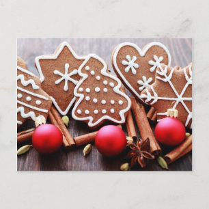 Cartes Pour Fêtes Annuelles Cookies de Noël aux épices - Noël