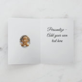 Cartes Pour Fêtes Annuelles Cookies en forme de bonhomme en pain d'épices Noël (Intérieur)