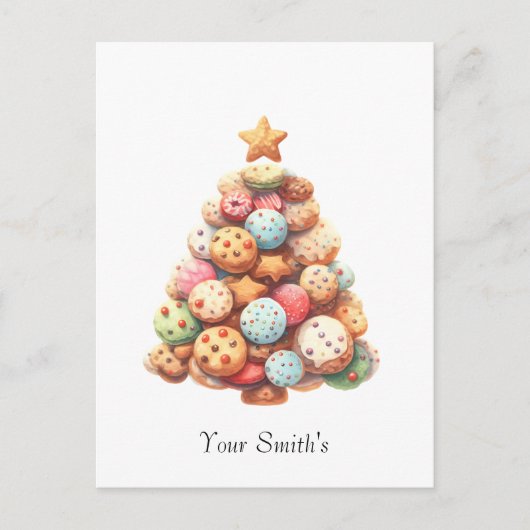 Cartes Pour Fêtes Annuelles cookies Noël (Devant)