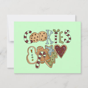 Cartes Pour Fêtes Annuelles Cookies pour Père Noël Tshirts et cadeaux