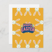 Cartes Pour Fêtes Annuelles Cool conception pâques, amusant conception pâques (Devant / Derrière)