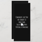 Cartes Pour Fêtes Annuelles Copie de collègues comme vous êtes plus difficile  (Devant / Derrière)