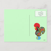 Cartes Pour Fêtes Annuelles Coq célèbre de Joyeux Noël de Barcelos Nr 06 (Dos)