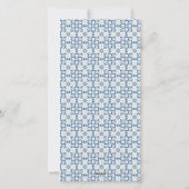 Cartes Pour Fêtes Annuelles Coq portugais et toast Père Noël au Nouvel An (Dos)