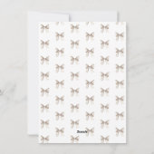 Cartes Pour Fêtes Annuelles Coquette blanche de la veste de Noël (Dos)