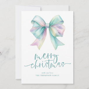 Cartes Pour Fêtes Annuelles Coquette Iridescente Calendrier 2027 Joyeux Noël