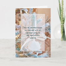 coquillage ornement de Noël dans le cadre