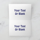 Cartes Pour Fêtes Annuelles Corbeau bleu brillant sur les étoiles (Intérieur)