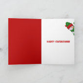 Cartes Pour Fêtes Annuelles Corbeau de Noël avec neige (Intérieur)